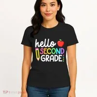 Hello Second Grade Team 2nd Grade Back To School Teacher Women's T-Shirt thumb 4