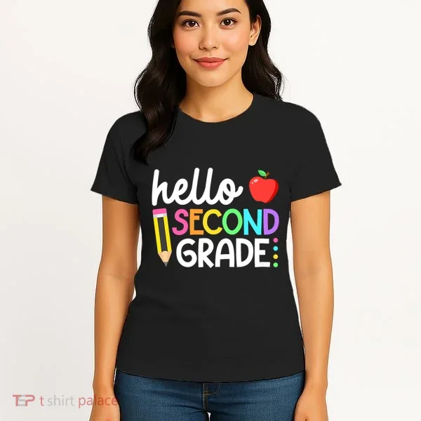 Hello Second Grade Team 2nd Grade Back To School Teacher Women's T-Shirt