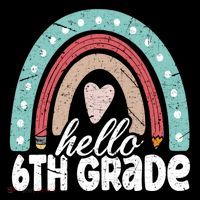 Hello Sixth Grade Back To School 6Th Grade Teacher Rainbow Cute Gift Coffee Mug thumb 5