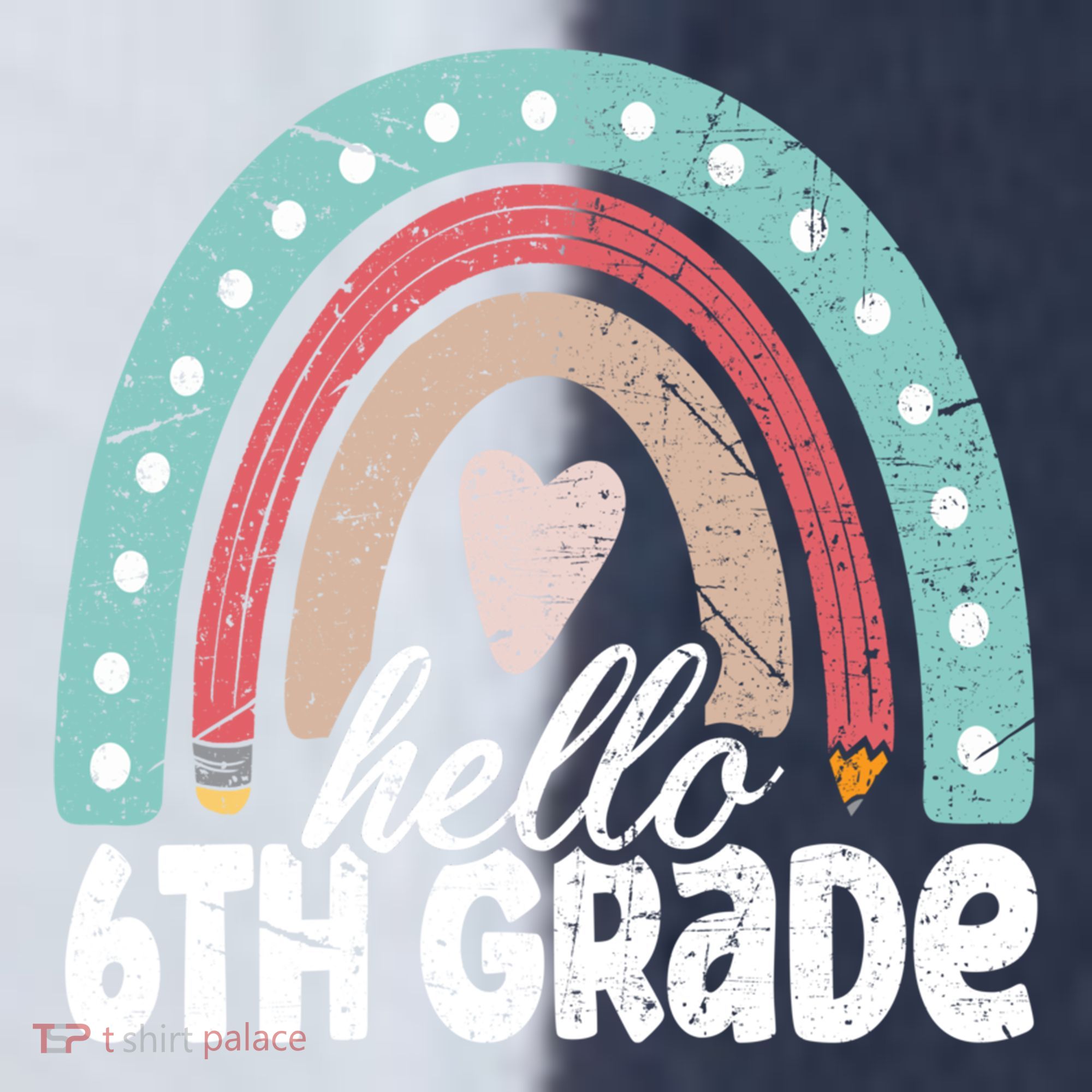 Hello Sixth Grade Back To School 6Th Grade Teacher Rainbow Cute Gift Sport-Tek Competitor United Soccer Jersey