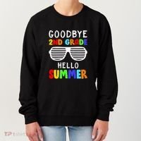 Hello Summer Goodbye 2nd Grade Cool Women's Sweatshirt thumb 0