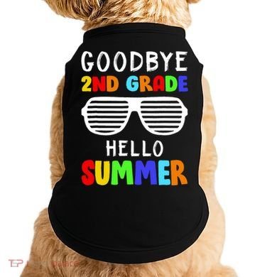 Hello Summer Goodbye 2nd Grade Cool Doggie Tank
