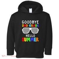 Hello Summer Goodbye 2nd Grade Cool Toddler Hoodie thumb 0