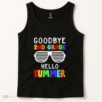 Hello Summer Goodbye 2nd Grade Cool Tank Top thumb 2