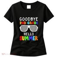 Hello Summer Goodbye 2nd Grade Cool Women's T-Shirt thumb 0