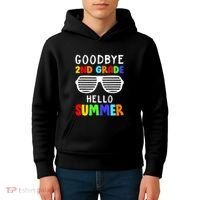 Hello Summer Goodbye 2nd Grade Cool Kids Hoodie thumb 4