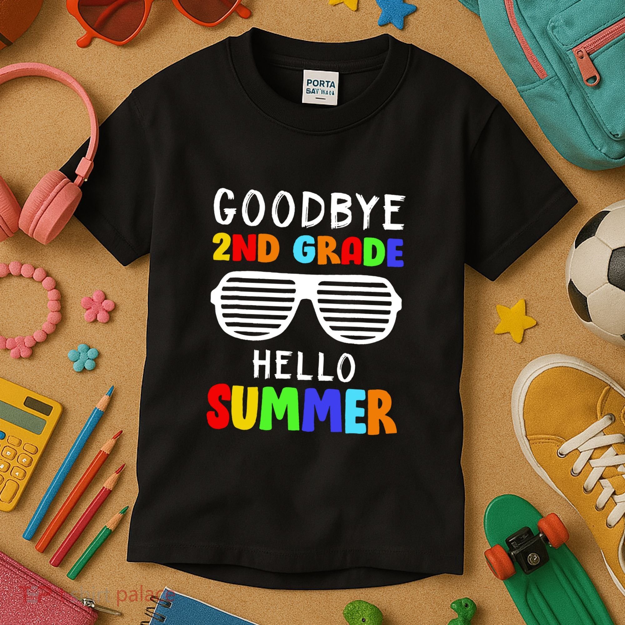 Hello Summer Goodbye 2nd Grade Cool Kids T-Shirt