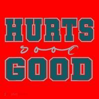 Hurts So Good Funny Meme Saying Graphic For Family Santa Hat thumb 1