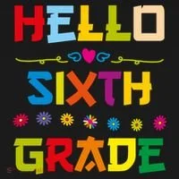 Hello Sixth Grade Back To School 6Th Grade Squad Students Gift Doggie Tank thumb 4