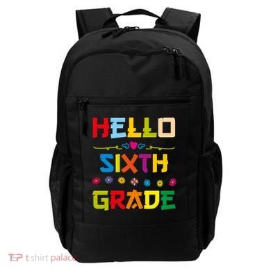 Hello Sixth Grade Back To School 6Th Grade Squad Students Gift Backpack