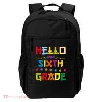 Hello Sixth Grade Back To School 6Th Grade Squad Students Gift Backpack thumb 0
