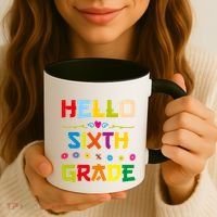 Hello Sixth Grade Back To School 6Th Grade Squad Students Gift Coffee Mug thumb 3