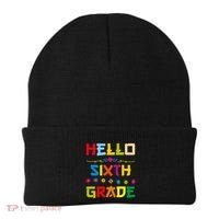 Hello Sixth Grade Back To School 6Th Grade Squad Students Gift Beanie thumb 0