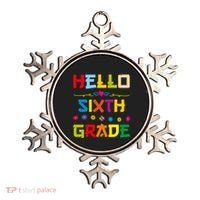 Hello Sixth Grade Back To School 6Th Grade Squad Students Gift Ornament thumb 0