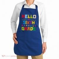 Hello Sixth Grade Back To School 6Th Grade Squad Students Gift Apron thumb 2
