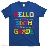 Hello Sixth Grade Back To School 6Th Grade Squad Students Gift T-Shirt thumb 0