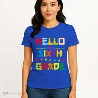 Hello Sixth Grade Back To School 6Th Grade Squad Students Gift Women's T-Shirt thumb 4