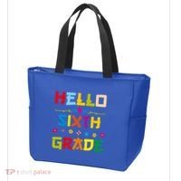Hello Sixth Grade Back To School 6Th Grade Squad Students Gift Tote Bag thumb 3