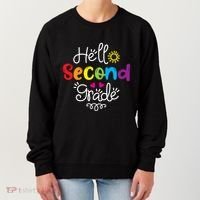 Hello Second Grade Fun 2nd Grade Back To School Gift Women's Sweatshirt thumb 0