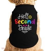 Hello Second Grade Fun 2nd Grade Back To School Gift Doggie Tank thumb 0