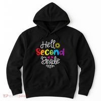 Hello Second Grade Fun 2nd Grade Back To School Gift Hoodie thumb 0