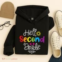 Hello Second Grade Fun 2nd Grade Back To School Gift Hoodie thumb 4