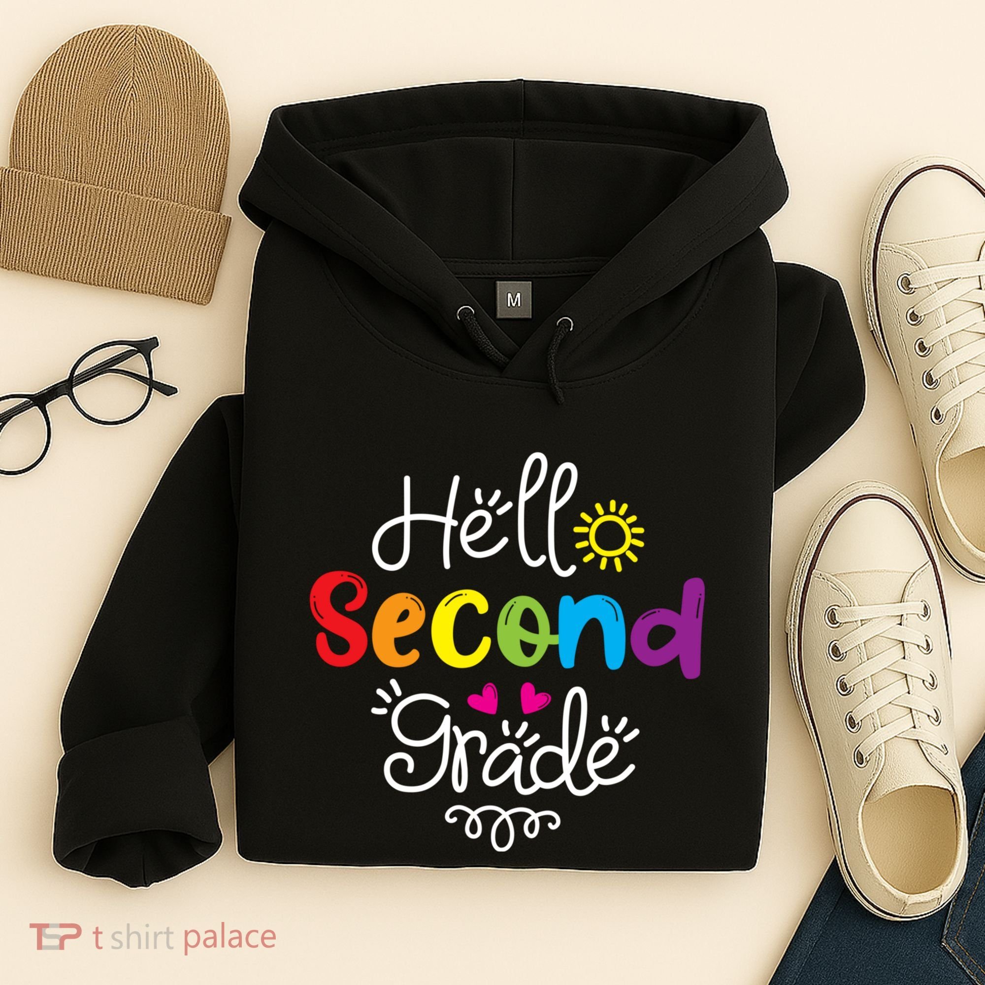 Hello Second Grade Fun 2nd Grade Back To School Gift Hoodie