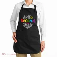Hello Second Grade Fun 2nd Grade Back To School Gift Apron thumb 2