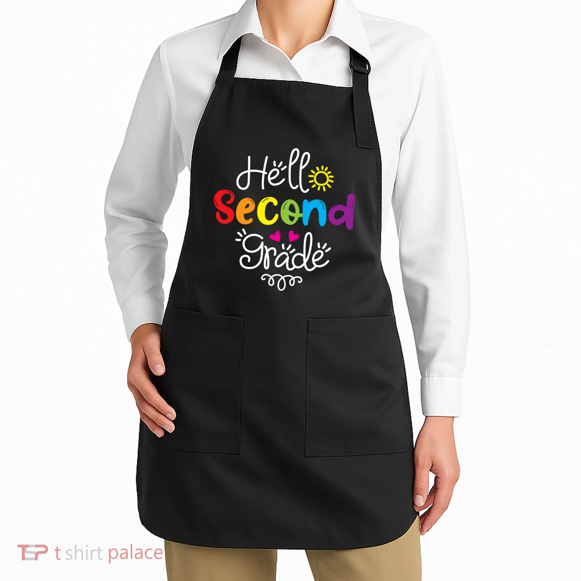 Hello Second Grade Fun 2nd Grade Back To School Gift Apron