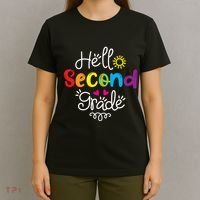 Hello Second Grade Fun 2nd Grade Back To School Gift T-Shirt thumb 4