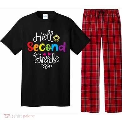 Hello Second Grade Fun 2nd Grade Back To School Gift Pajama Set