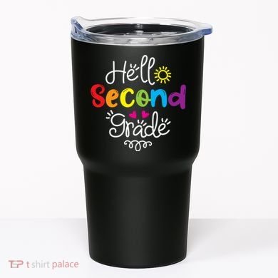 Hello Second Grade Fun 2nd Grade Back To School Gift Tumbler