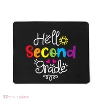 Hello Second Grade Fun 2nd Grade Back To School Gift Mousepad thumb 0