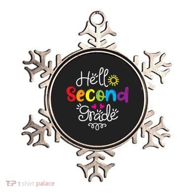 Hello Second Grade Fun 2nd Grade Back To School Gift Ornament