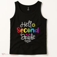 Hello Second Grade Fun 2nd Grade Back To School Gift Tank Top thumb 2
