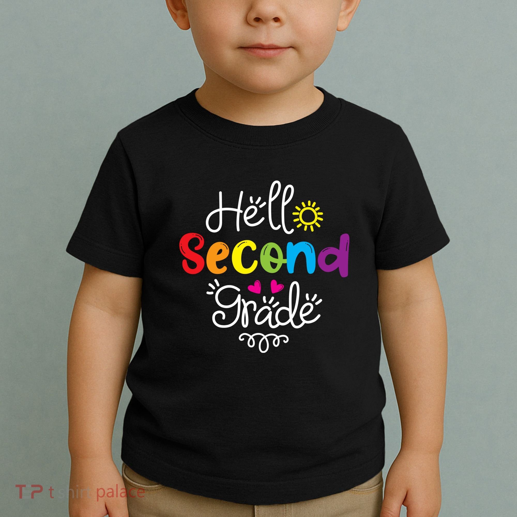 Hello Second Grade Fun 2nd Grade Back To School Gift Toddler T-Shirt