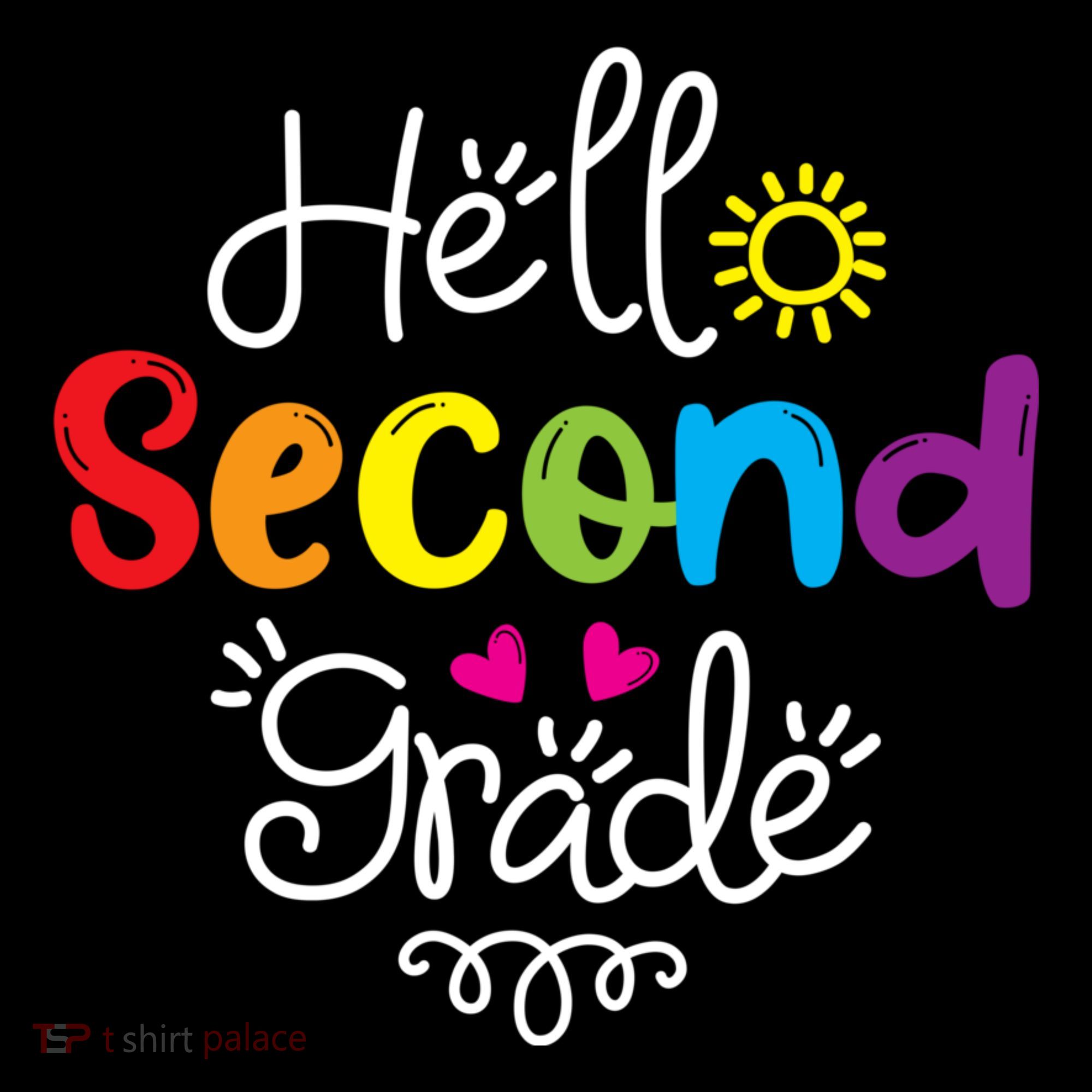Hello Second Grade Fun 2nd Grade Back To School Gift Kids Sweatshirt