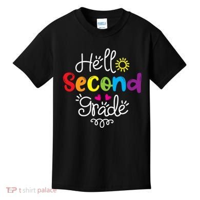 Hello Second Grade Fun 2nd Grade Back To School Gift Kids T-Shirt