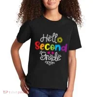 Hello Second Grade Fun 2nd Grade Back To School Gift Kids T-Shirt thumb 2