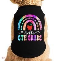 Hello Sixth Grade Back To School 6Th Grade Squad Teacher Great Gift Doggie Tank thumb 0