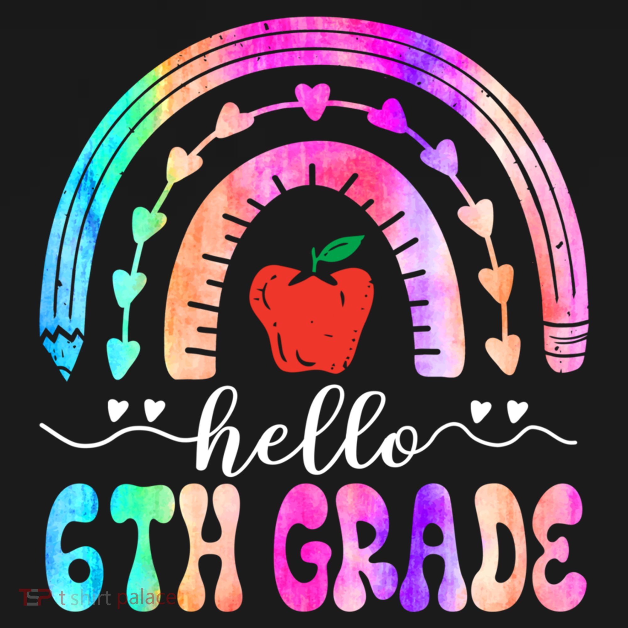 Hello Sixth Grade Back To School 6Th Grade Squad Teacher Great Gift Doggie Tank