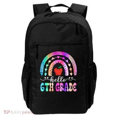 Hello Sixth Grade Back To School 6Th Grade Squad Teacher Great Gift Backpack