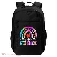 Hello Sixth Grade Back To School 6Th Grade Squad Teacher Great Gift Backpack thumb 0