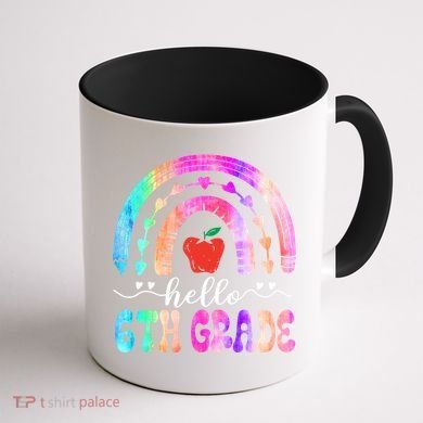 Hello Sixth Grade Back To School 6Th Grade Squad Teacher Great Gift Coffee Mug back
