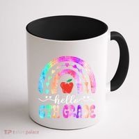 Hello Sixth Grade Back To School 6Th Grade Squad Teacher Great Gift Coffee Mug thumb 1