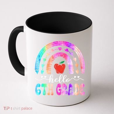 Hello Sixth Grade Back To School 6Th Grade Squad Teacher Great Gift Coffee Mug