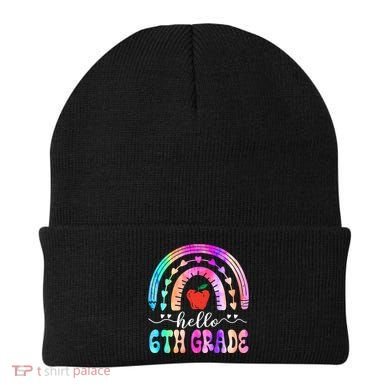 Hello Sixth Grade Back To School 6Th Grade Squad Teacher Great Gift Beanie