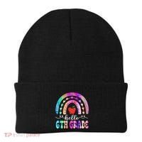 Hello Sixth Grade Back To School 6Th Grade Squad Teacher Great Gift Beanie thumb 0