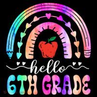 Hello Sixth Grade Back To School 6Th Grade Squad Teacher Great Gift Women's Hoodie thumb 2