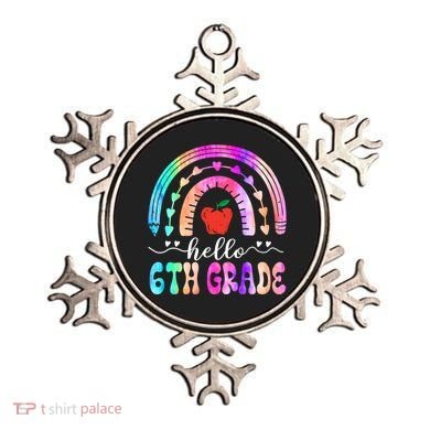 Hello Sixth Grade Back To School 6Th Grade Squad Teacher Great Gift Ornament